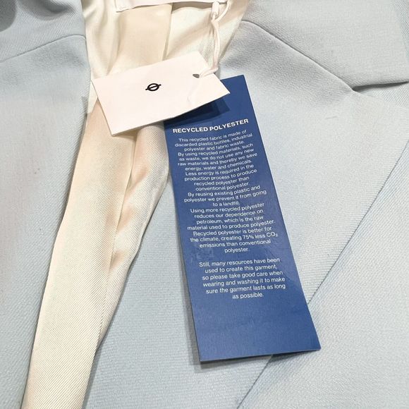 Samsoe Samsoe Haven Blazer Iced Blue NWT Women’s L - Picture 12 of 16